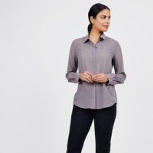 Noir button-down blouse